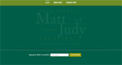Desktop Screenshot of mattjudy.com