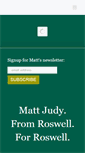 Mobile Screenshot of mattjudy.com